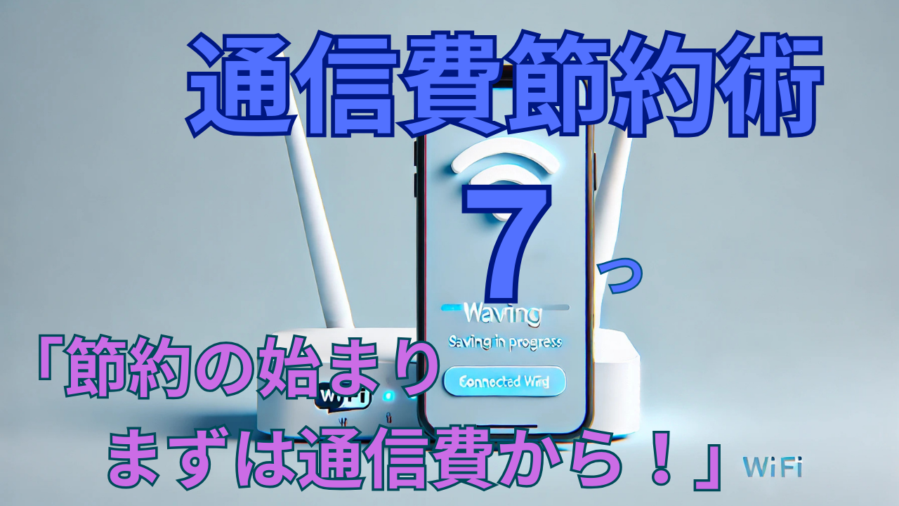 固定費削減の第一歩！通信費を見直す方法と効果的な節約術7つ